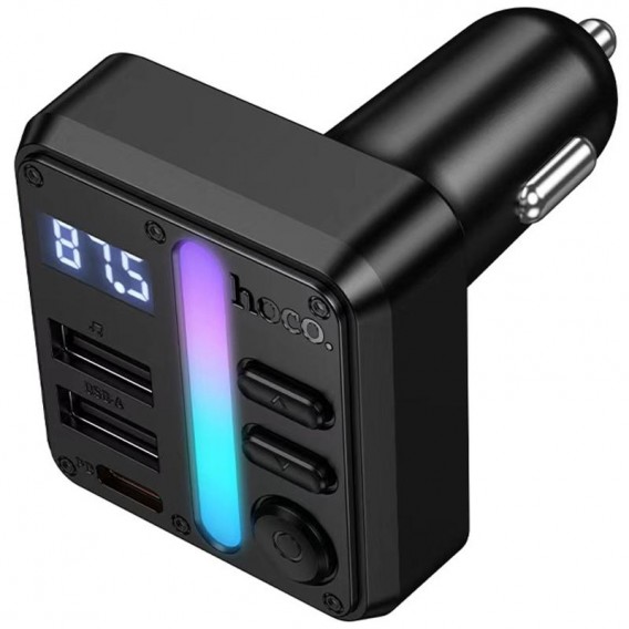 АЗП FM модулятор Hoco E89 Libre 45W (1USB-A/1C) Black АЗП FM модулятор Hoco E89 Libre 45W (1USB-A/1C) Black