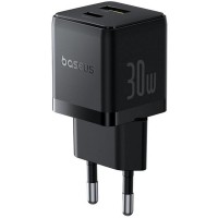 СЗУ Baseus Palm Fast Charger 30W (1USB-A/1C) (P1011160A) Cluster Black СЗУ Baseus Palm Fast Charger 30W (1USB-A/1C) (P1011160A) Cluster Black
