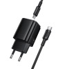 МЗП Borofone BAS84A Star PD25W (1USB-C) + кабель Type-C to Type-C Black