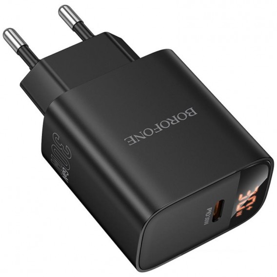 МЗП Borofone BA97A PD30W (1USB-C) Black МЗП Borofone BA97A PD30W (1USB-C) Black