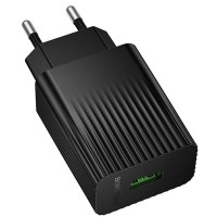 МЗП Borofone BAS72A Source QC3.0 18W (1USB-A) Black
