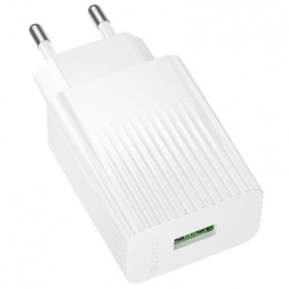 МЗП Borofone BAS72A Source QC3.0 18W (1USB-A) White