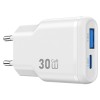 МЗП WIWU G033 Essen PD30W+QC3.0 GaN (1USB-A/1C) White