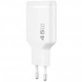 МЗП WIWU G034 Essen PD45W GaN (2USB-C) White МЗП WIWU G034 Essen PD45W GaN (2USB-C) White