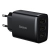 МЗП Baseus Compact 17W (3USB-A) (CCXJ02) Чорний
