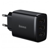 МЗП Baseus Compact 17W (3USB-A) (CCXJ02) Чорний МЗП Baseus Compact 17W (3USB-A) (CCXJ02) Чорний