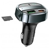АЗП FM модулятор Hoco E70 PD30W+QC3.0 (1USB-A/1C) Чорний АЗП FM модулятор Hoco E70 PD30W+QC3.0 (1USB-A/1C) Чорний
