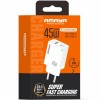 МЗП Amaya E45D PD45W+QC3.0 GaN (1USB-A/1C) White