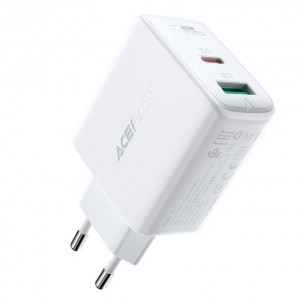 МЗП Acefast A5 PD32W+QC3.0 (1USB-A/1C) White МЗП Acefast A5 PD32W+QC3.0 (1USB-A/1C) White