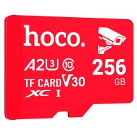 Карта пам'яті Hoco microSDHC Class 10 - 256GB (без адаптера) Red Карта пам'яті Hoco microSDHC Class 10 - 256GB (без адаптера) Red