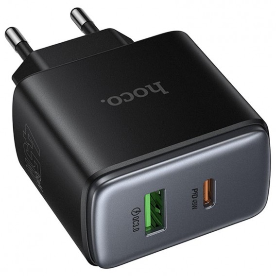 МЗП Hoco C158A Upgrade PD45W (1USB-A/1C) Black МЗП Hoco C158A Upgrade PD45W (1USB-A/1C) Black