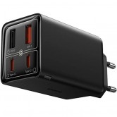 МЗП Baseus GaN6 Pro Fast Charger PD100W+QC3.0 (2USB-A/2C) (P101627) Cluster Black