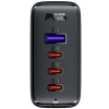 МЗП Acefast A37 PD100W+QC3.0 GaN (1USB-A/3C) + кабель Type-C to Type-C 2m Black