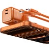 МЗП WIWU G025 Cube PD45W (2USB-C) + кабель Type-C to Type-C Orange