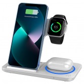 БЗП WIWU Wi-W020 3 in 1 wireless charger White БЗП WIWU Wi-W020 3 in 1 wireless charger White