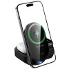 БЗП Hoco CQ23 Pole Qi2.2 3-in-1 Black