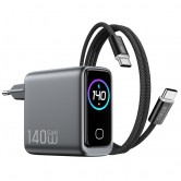 МЗП WIWU CHG200 Voyager PD140W+QC3.0 (1USB-A/3C) + кабель Type-C to Type-C Grey
