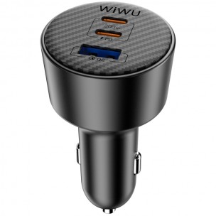 АЗУ WIWU CC026 Warriors PD200W+QC3.0 (1USB-A/2C) Black АЗУ WIWU CC026 Warriors PD200W+QC3.0 (1USB-A/2C) Black