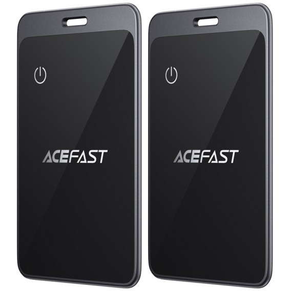 Трекер Acefast S3 Metal Card 100 mAh (2ps) Gray