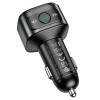 АЗП FM модулятор Hoco E67 QC3.0 (2USB-A) Чорний