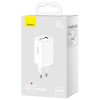 МЗП Baseus GaN5 Pro PD65W+QC3.0 (1USB-A/2C) (CCGP12020) White