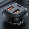 АЗП Acefast B9 PD36W+QC4.0 total 66W (2USB-A/1C) Black