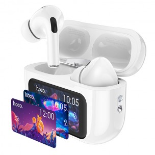 Бездротові TWS навушники Hoco EW72 Lite Soar with Touch Screen White Бездротові TWS навушники Hoco EW72 Lite Soar with Touch Screen White