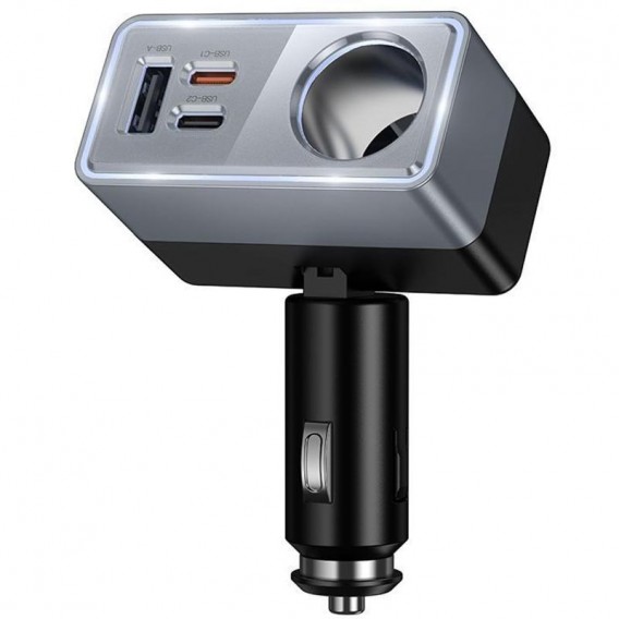 АЗП Hoco Z65A Smart cigarette lighter PD45W (1USB-A/2C) Black АЗП Hoco Z65A Smart cigarette lighter PD45W (1USB-A/2C) Black