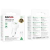 АЗП Borofone BZ34 Cloud QC3.0 (1USB-A) + кабель USB to Type-C White