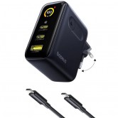 МЗП Baseus PicoGo AE21 Fast Charger 100W (1USB-A/2C) + кабель Type-C to Type-C (E0121B) Cosmic Black