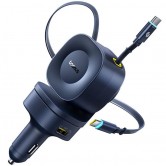 АЗП Baseus PrimeTrip VR2 Max PD100W+QC3.0 with retractable cable (1USB-A/3C) (C02066) Cosmic Black АЗП Baseus PrimeTrip VR2 Max PD100W+QC3.0 with retractable cable (1USB-A/3C) (C02066) Cosmic Black
