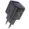 МЗП Acefast A113 PD20W GaN (1USB-C) + кабель Type-C to Type-C Black