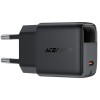 МЗП Acefast A113 PD20W GaN (1USB-C) + кабель Type-C to Type-C Black