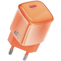 МЗП WIWU G037 Jelly PD60W GaN (1USB-C) Orange МЗП WIWU G037 Jelly PD60W GaN (1USB-C) Orange