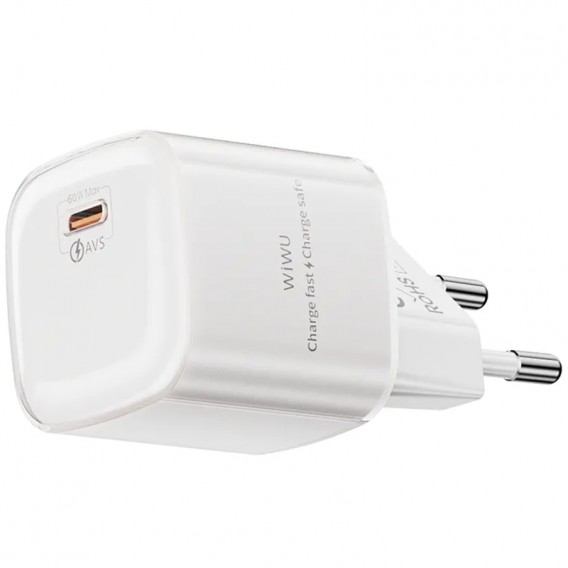 МЗП WIWU G037 Jelly PD60W GaN (1USB-C) White МЗП WIWU G037 Jelly PD60W GaN (1USB-C) White