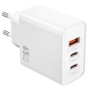 МЗП WIWU G005 Essen PD65W+QC3.0 GaN (1USB-A/2C) White