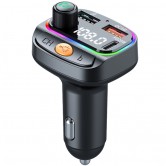 АЗП FM модулятор WIWU QC031 MP3 Car PD20W+QC3.0 (2USB-A/1C) Black
