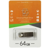 Флеш-накопичувач T&G 117 Metal Series USB 3.0 — 64GB Срібний Флеш-накопичувач T&G 117 Metal Series USB 3.0 — 64GB Срібний