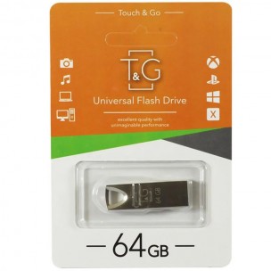 Флеш-накопичувач T&G 117 Metal Series USB 3.0 — 64GB Срібний Флеш-накопичувач T&G 117 Metal Series USB 3.0 — 64GB Срібний