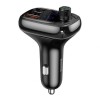 АЗП FM модулятор Baseus S-13 36W (2USB-A/1C) (CCMT000101) Чорний