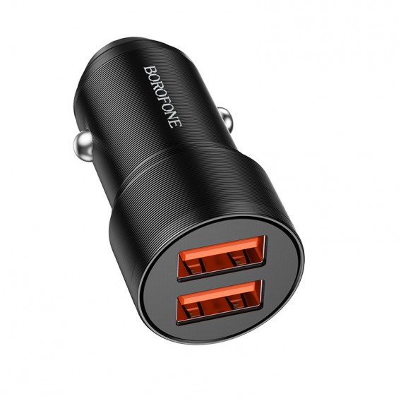 АЗП Borofone BZ19 Wishdom (2USB-A) Black АЗП Borofone BZ19 Wishdom (2USB-A) Black
