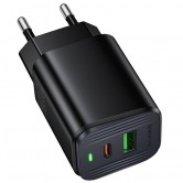 МЗП Borofone BAS83A Star PD20W+QC3.0 (1USB-A/1C) Black МЗП Borofone BAS83A Star PD20W+QC3.0 (1USB-A/1C) Black