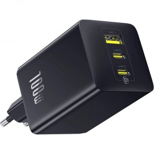 МЗП Baseus EnerFill FE11 Fast Charger PD100W+QC3.0 (1USB-A/2C) (P101821) Cosmic Black