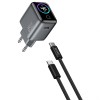 МЗП WIWU CHG500 Voyager PD45W (1USB-C) + кабель Type-C to Type-C Grey