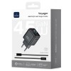 МЗП WIWU CHG500 Voyager PD45W (1USB-C) + кабель Type-C to Type-C Grey