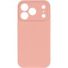 Чехол Silk Full Camera Protective (AA) NO LOGO для Apple iPhone 17 Pro (6.3") Персиковый / Peach
