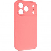 Чехол-накладка для iPhone 18 Pro Max / 17 Pro Max Epik Silk Full Camera Protective (AA) No Logo, Силикон, Коралловый / Pink Orange