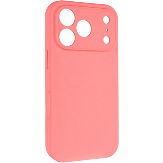 Чехол Silk Full Camera Protective (AA) NO LOGO для Apple iPhone 17 Pro Max (6.9") Коралловый / Pink Orange