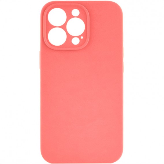 Чохол Silk Full Camera Protective (AA) NO LOGO для Apple iPhone 16 Pro Max (6.9") Коралловый / Pink Orange
