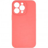 Чехол Silk Full Camera Protective (AA) NO LOGO для Apple iPhone 16 Pro (6.3") Коралловый / Pink Orange